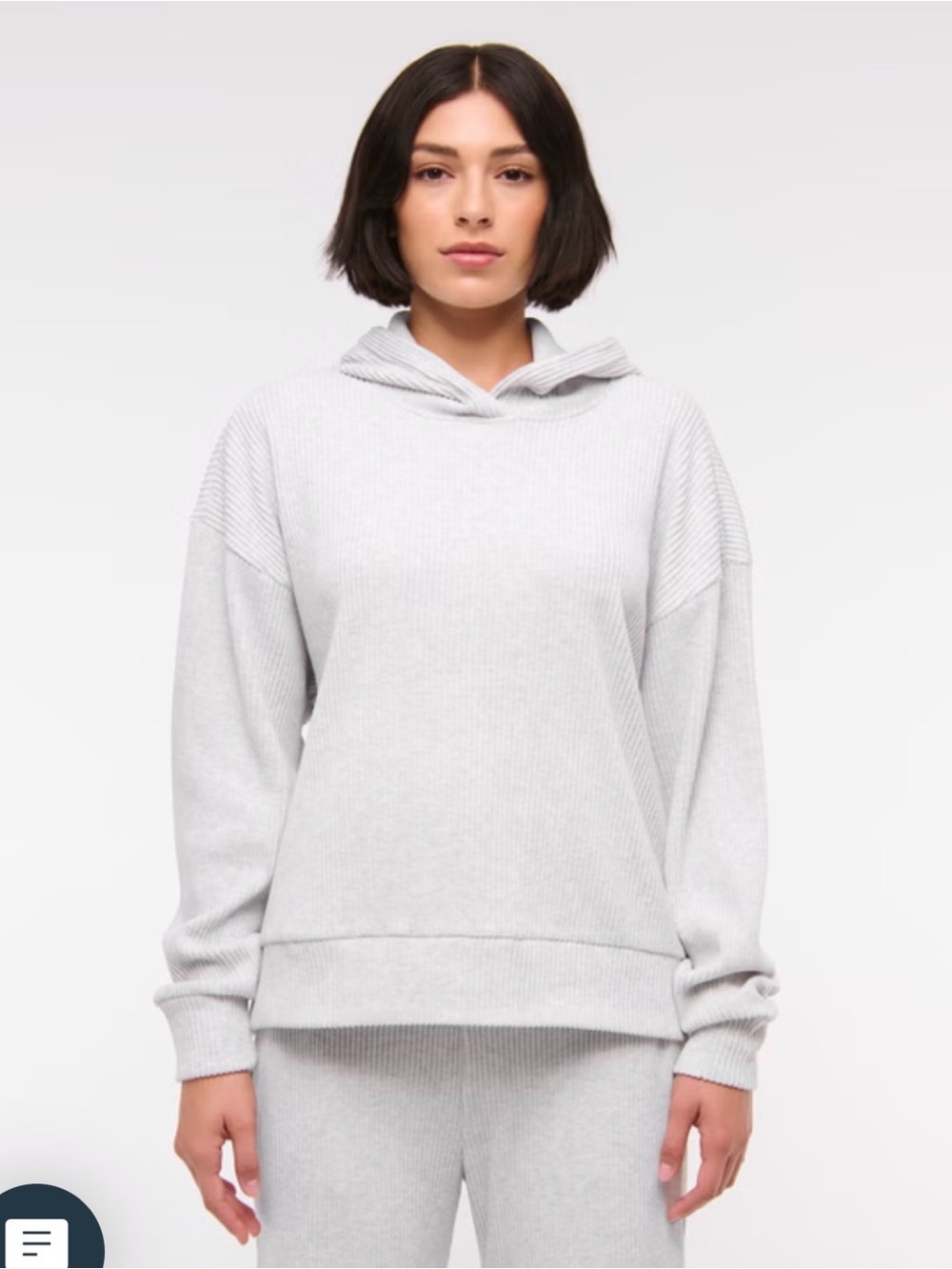 Abercrombie Lounge Cozy Rib Hoodie